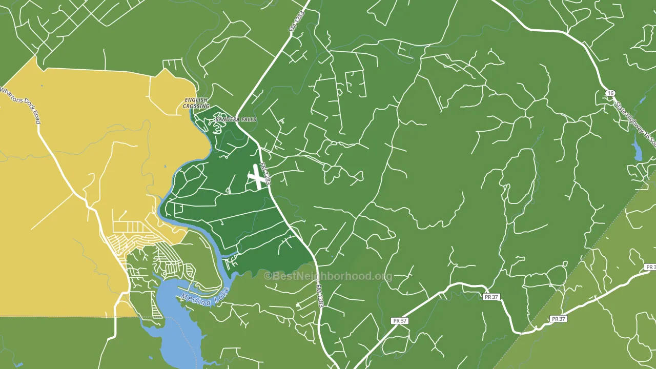 78063, TX block-group voter-turnout map