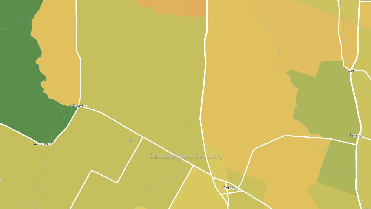 78065, TX block-group voter-turnout map