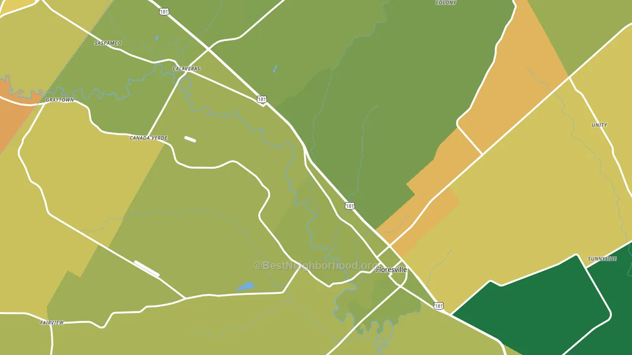 78114, TX block-group voter-turnout map