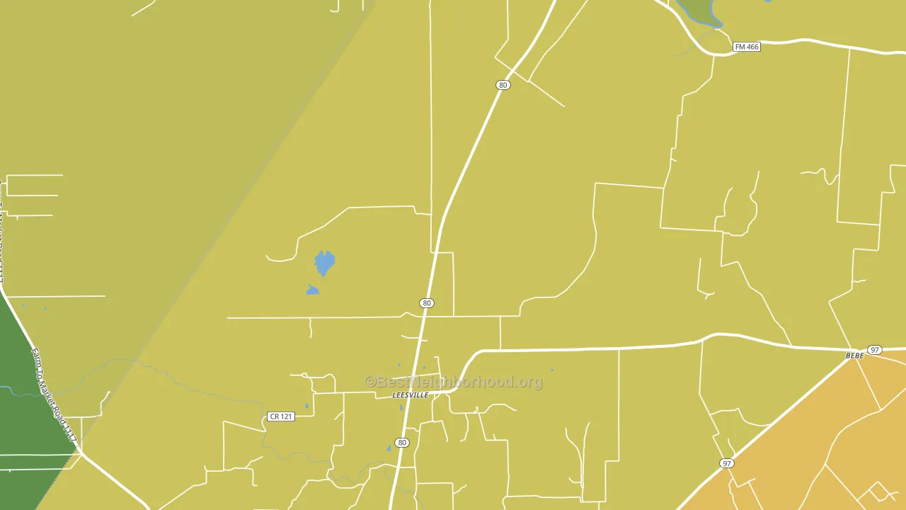 78122, TX block-group voter-turnout map