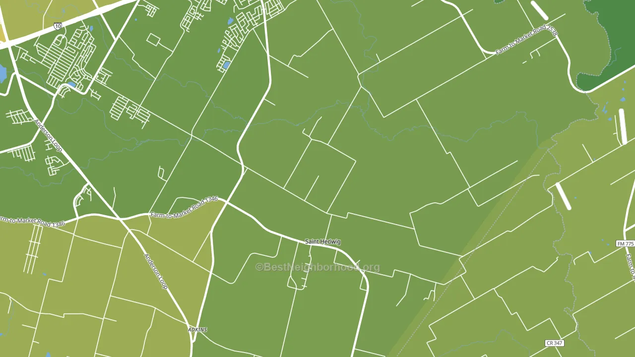 78152, TX block-group voter-turnout map