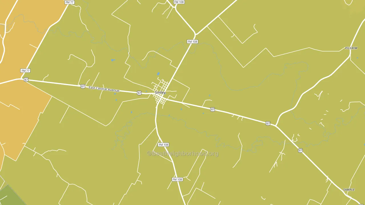 78159, TX block-group voter-turnout map