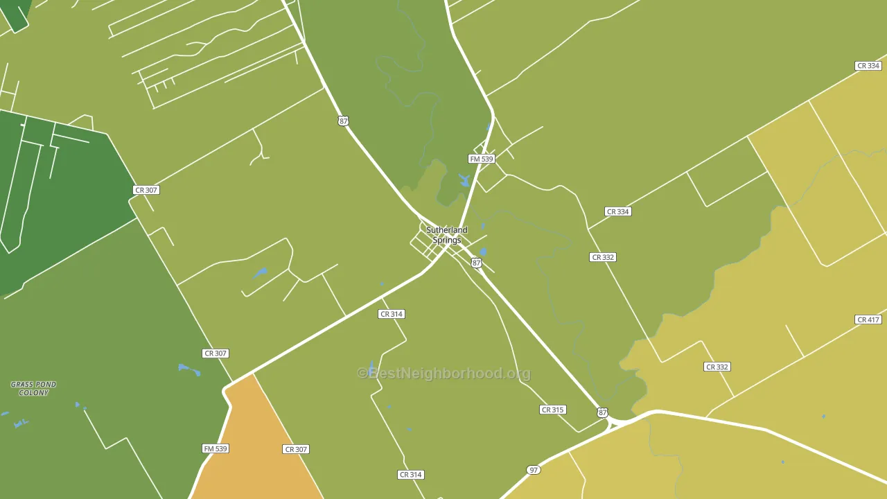 78161, TX block-group voter-turnout map