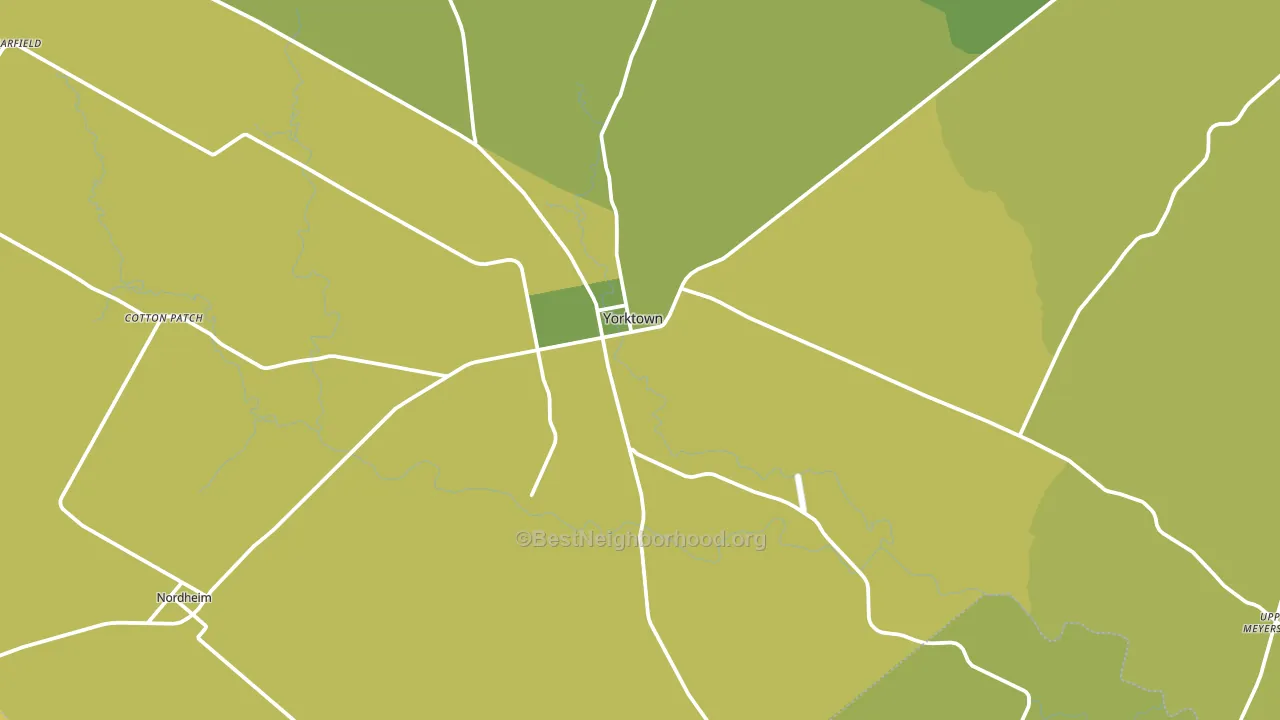 78164, TX block-group voter-turnout map