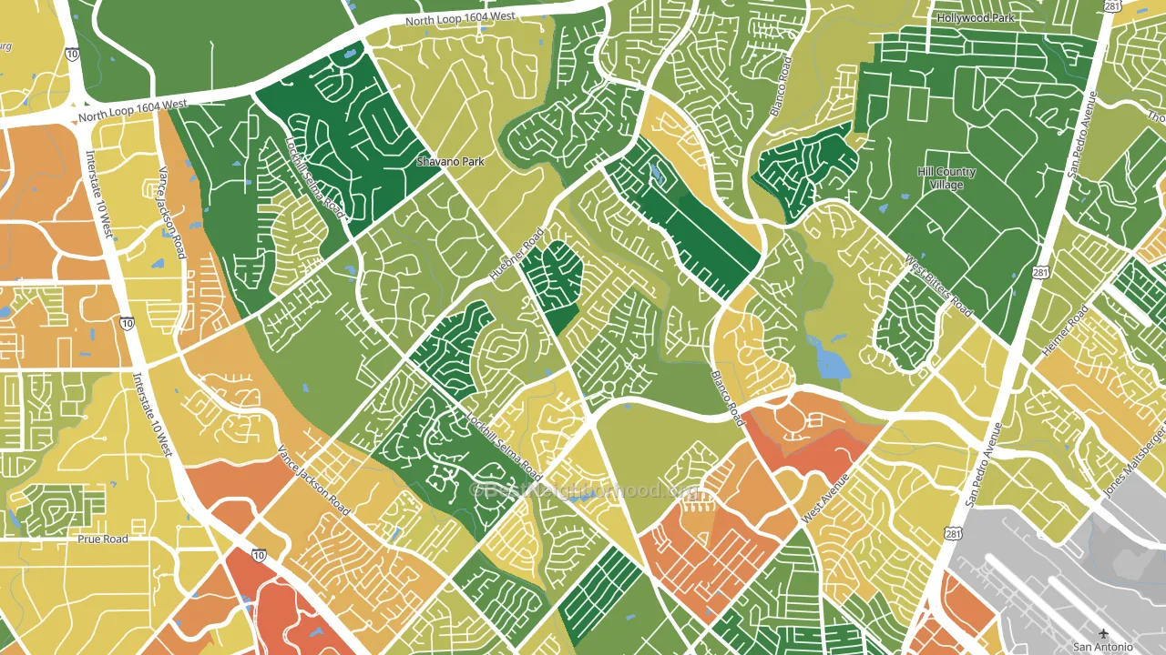 78231, TX block-group voter-turnout map