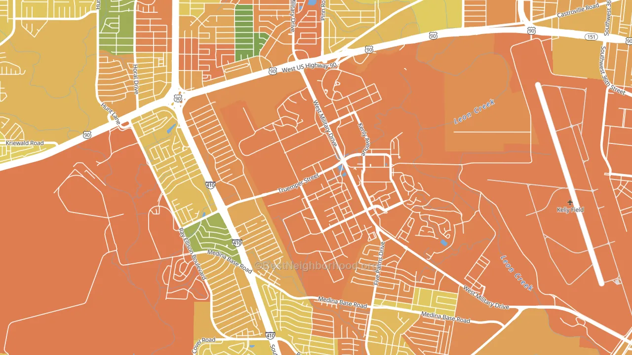 78236, TX block-group voter-turnout map