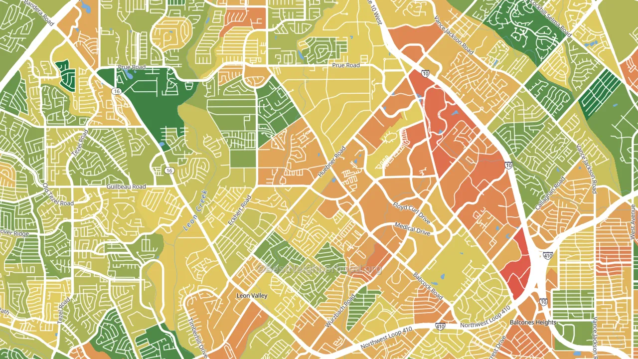 78240, TX block-group voter-turnout map