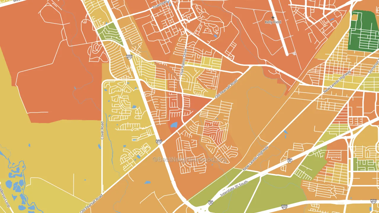 78242, TX block-group voter-turnout map