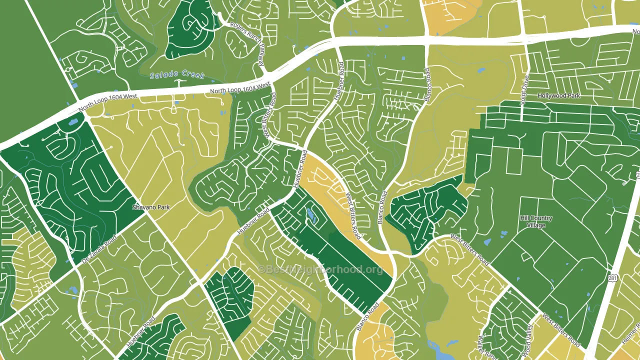 78248, TX block-group voter-turnout map