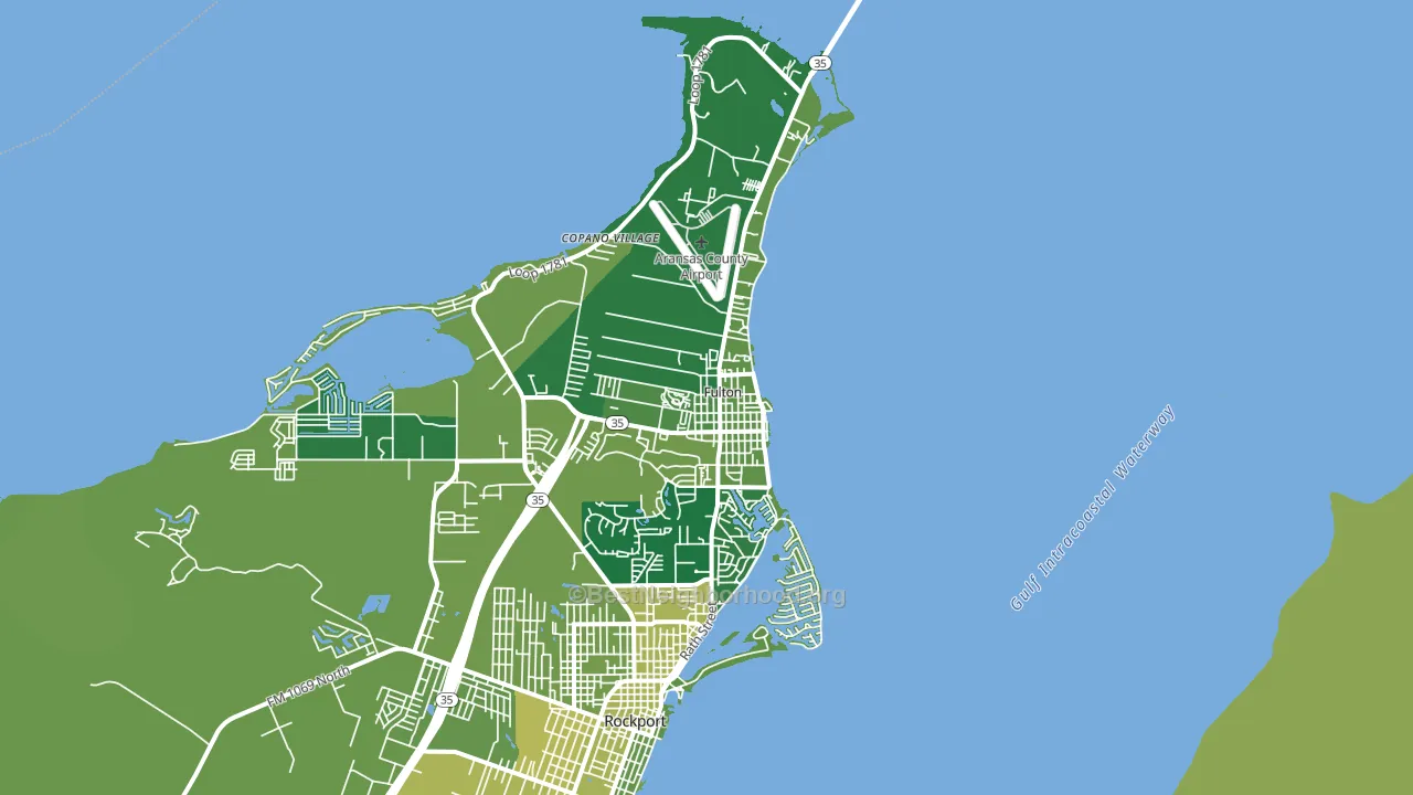 78358, TX block-group voter-turnout map