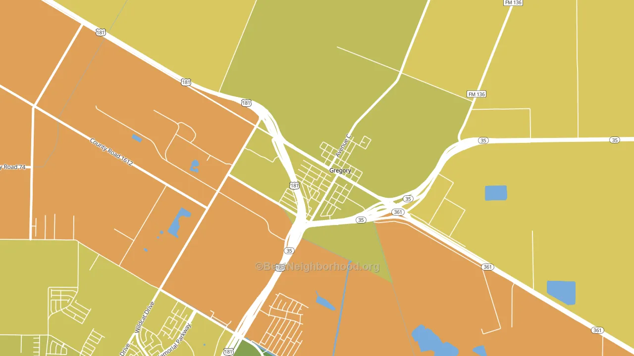 78359, TX block-group voter-turnout map