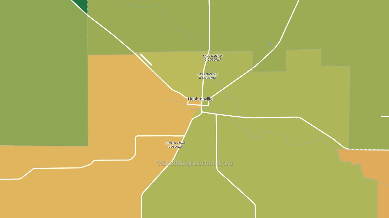 78361, TX block-group voter-turnout map