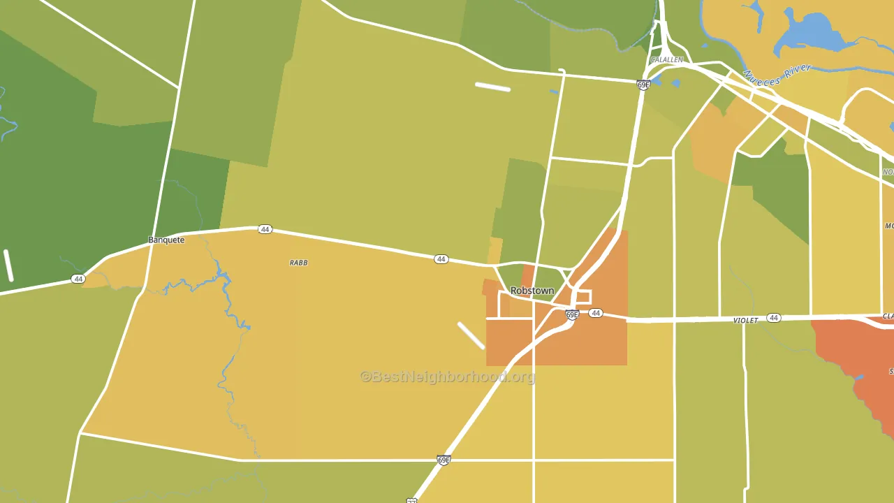78380, TX block-group voter-turnout map