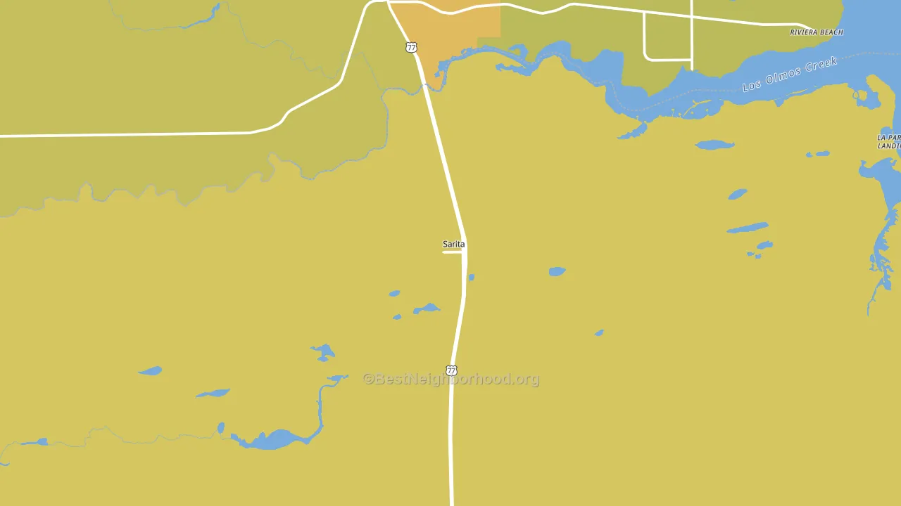 78385, TX block-group voter-turnout map