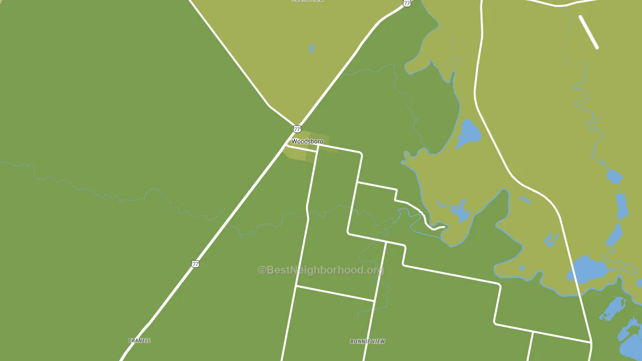 78393, TX block-group voter-turnout map