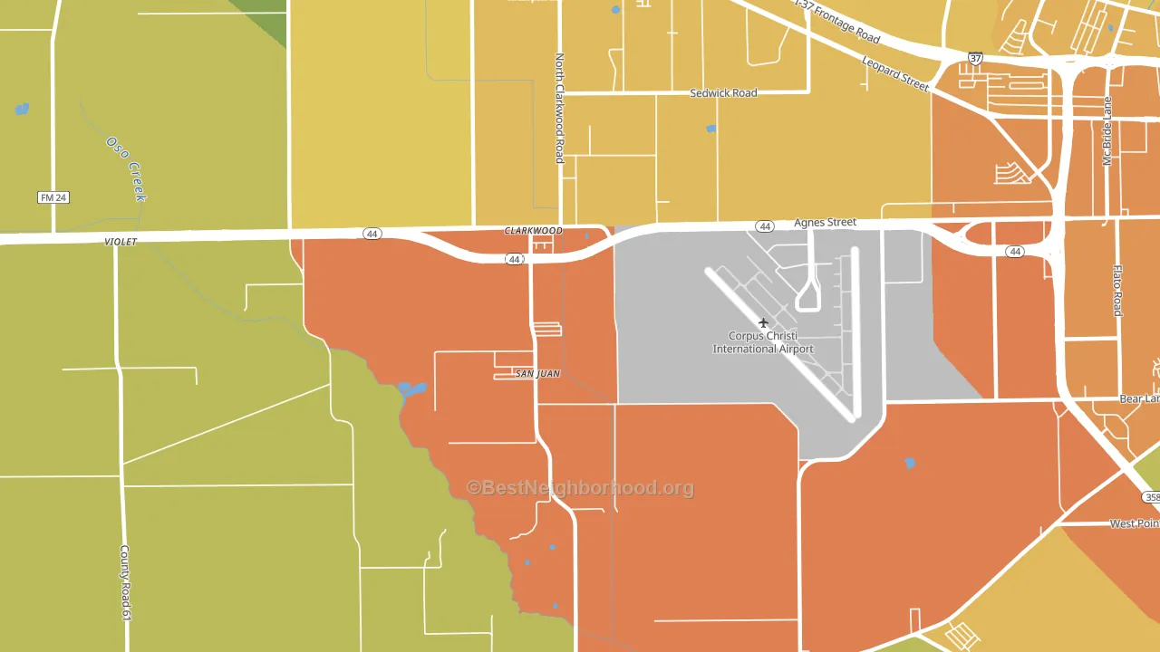 78406, TX block-group voter-turnout map