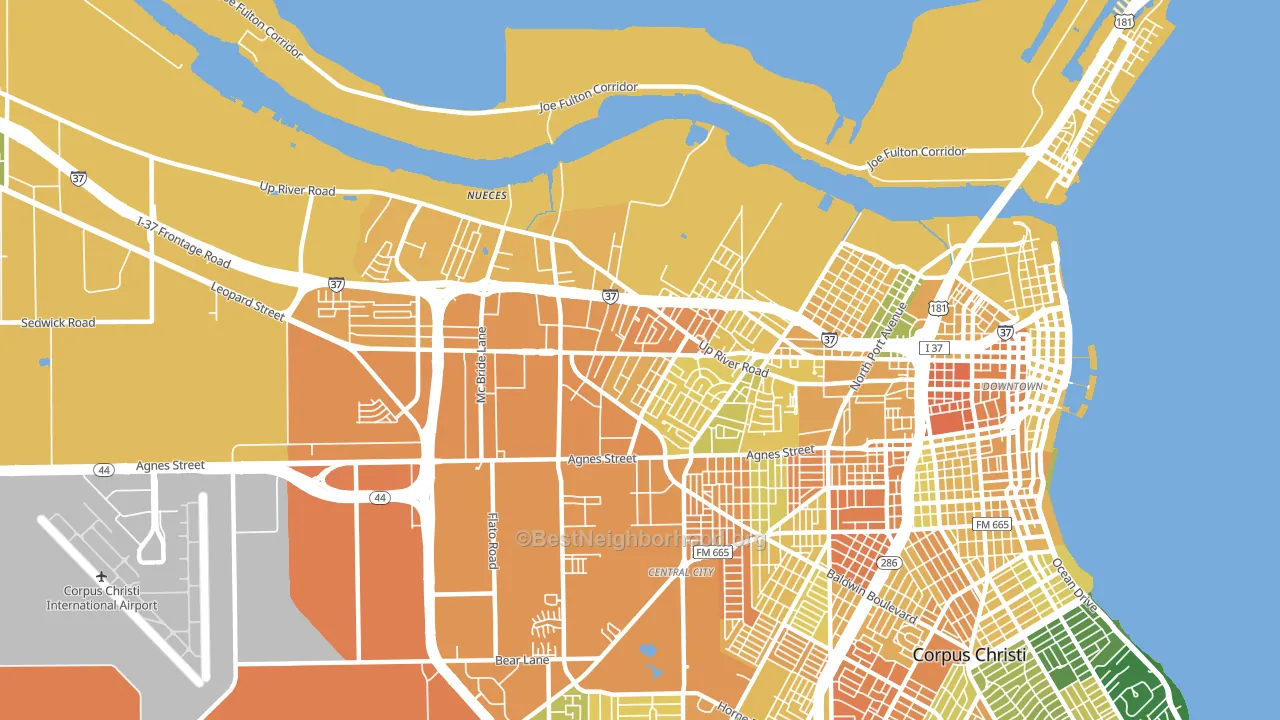 78408, TX block-group voter-turnout map