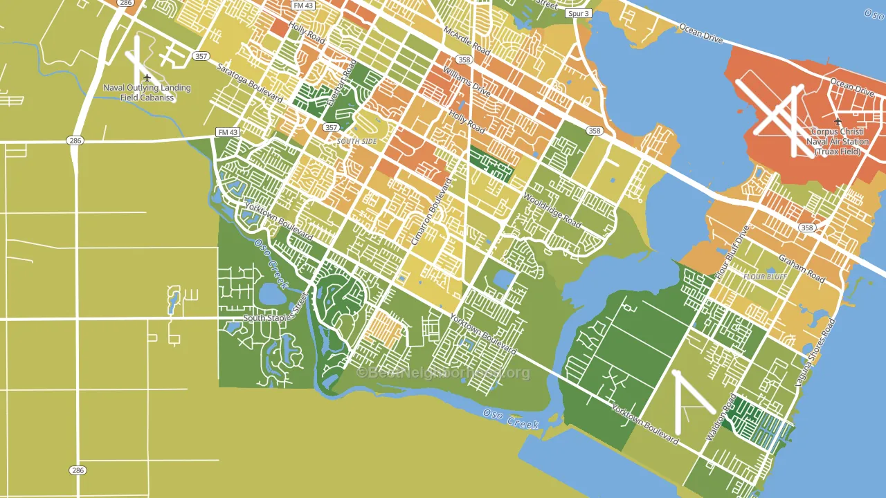 78414, TX block-group voter-turnout map