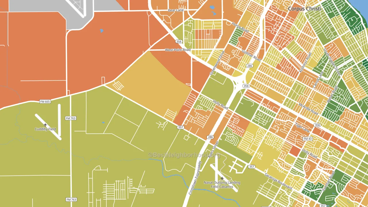 78417, TX block-group voter-turnout map