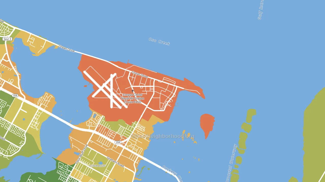 78419, TX block-group voter-turnout map