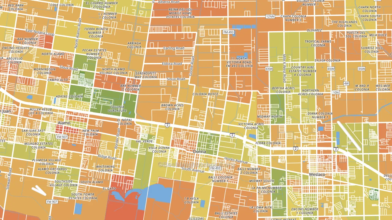 78537, TX block-group voter-turnout map