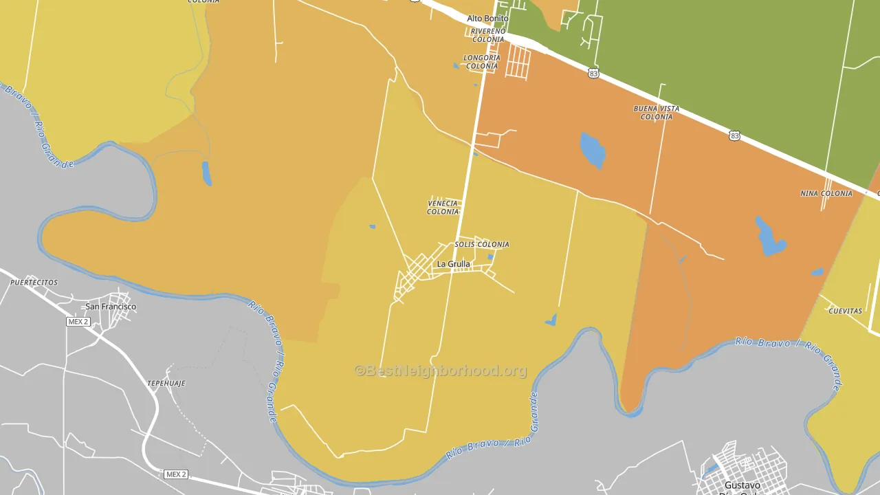78548, TX block-group voter-turnout map