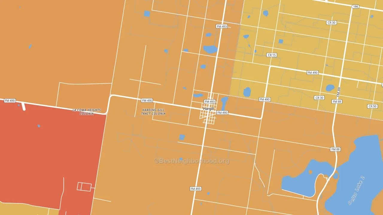 78549, TX block-group voter-turnout map