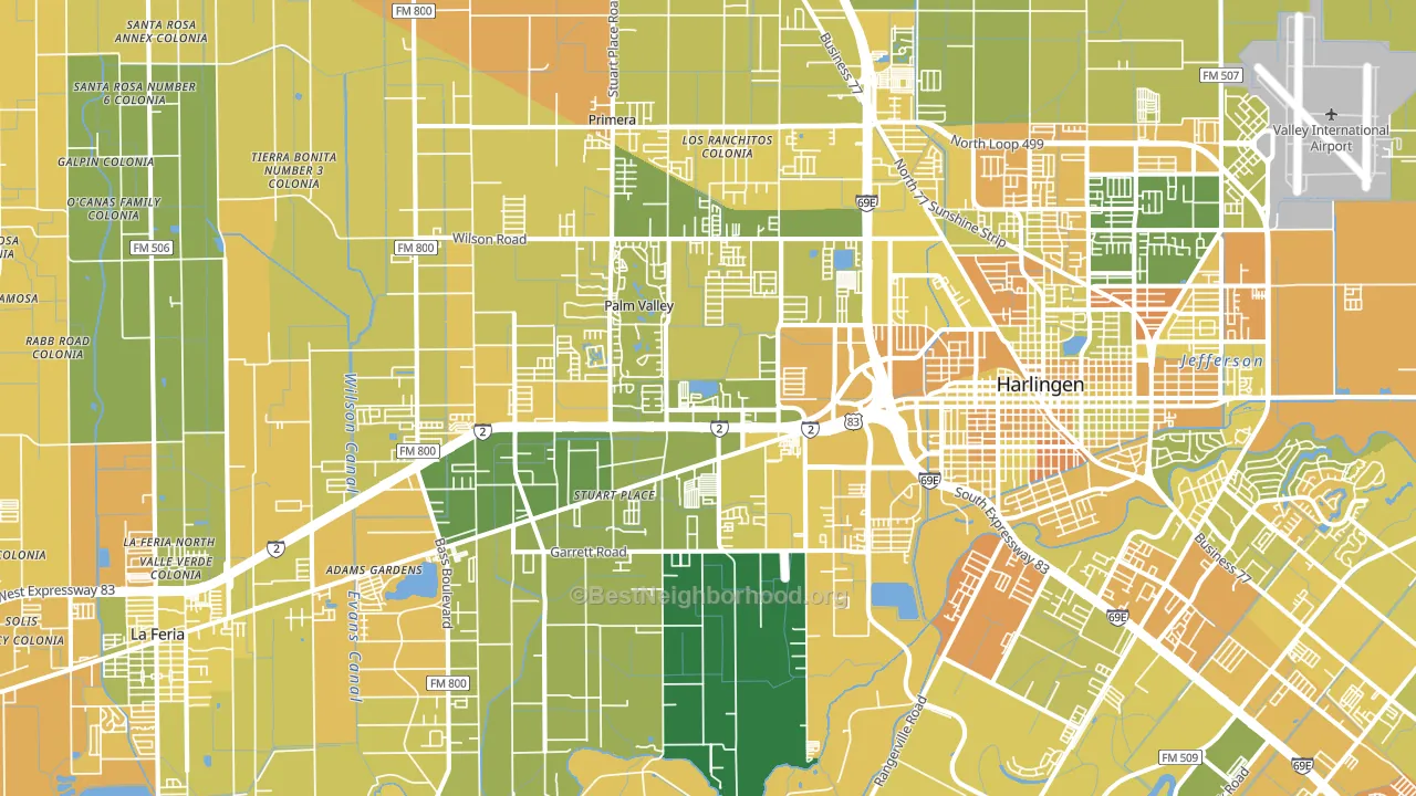 78552, TX block-group voter-turnout map