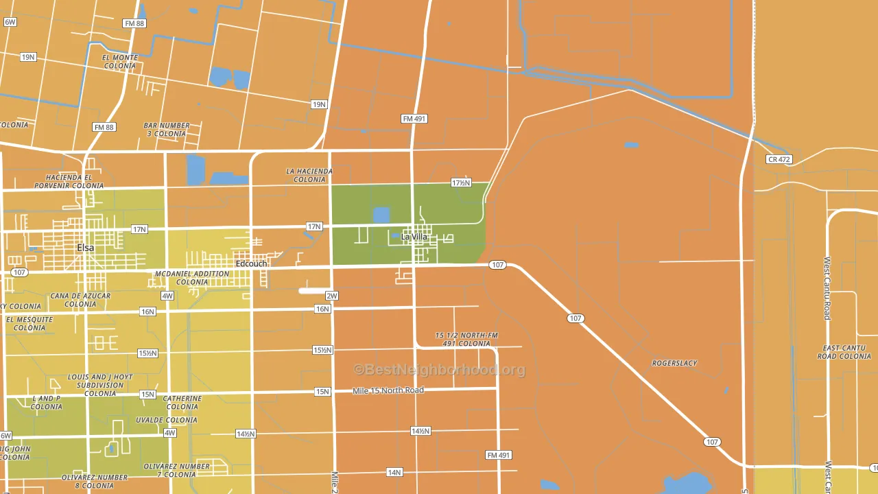 78562, TX block-group voter-turnout map