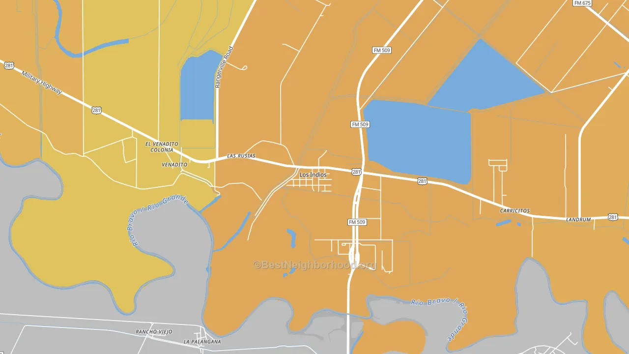 78567, TX block-group voter-turnout map