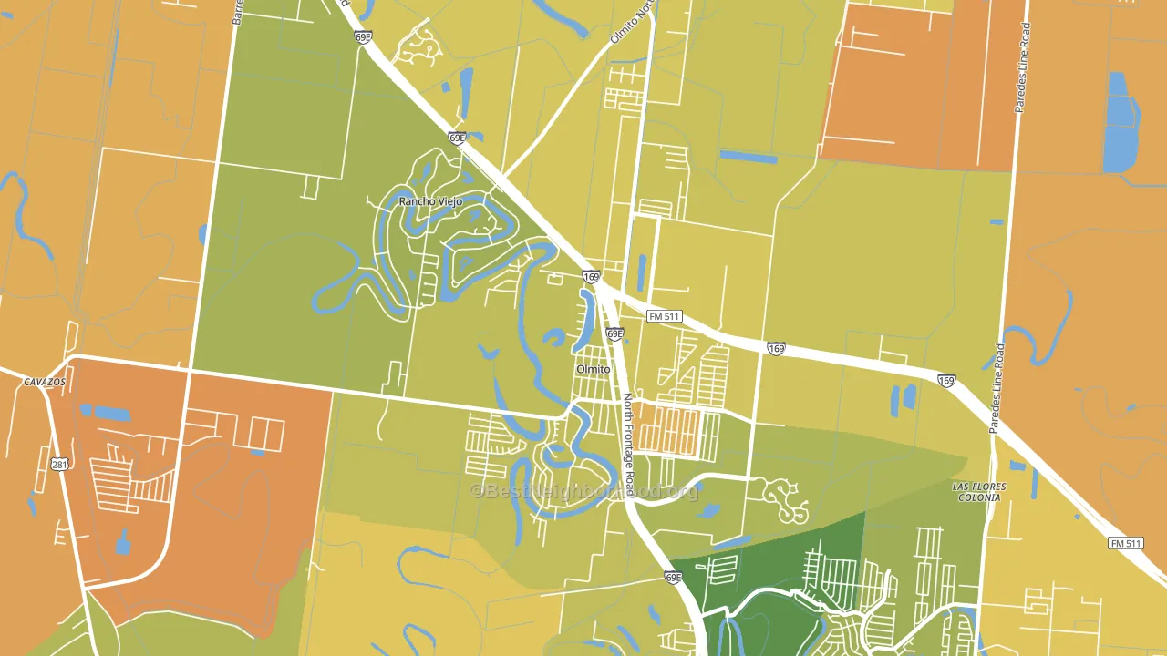 78575, TX block-group voter-turnout map