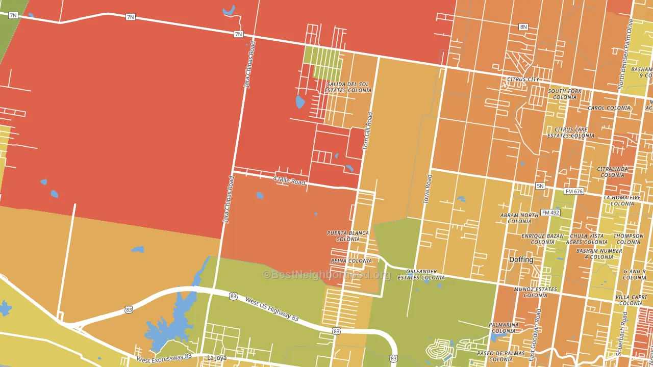 78576, TX block-group voter-turnout map