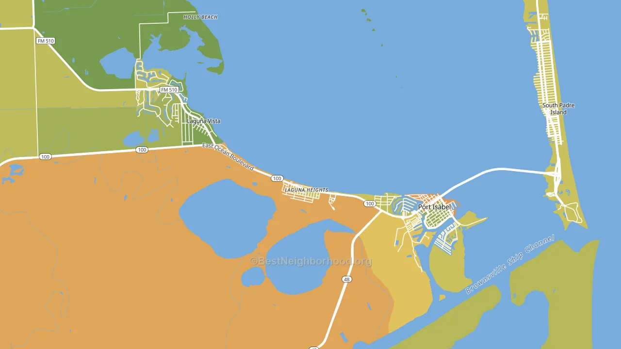 78578, TX block-group voter-turnout map