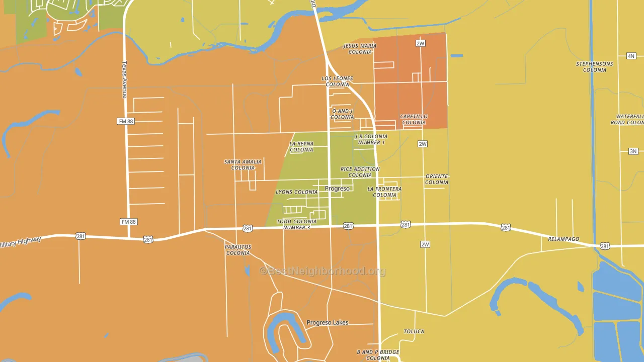 78579, TX block-group voter-turnout map