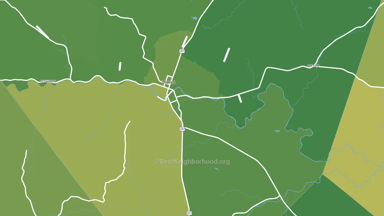 78606, TX block-group voter-turnout map