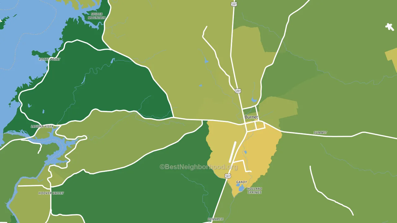 78611, TX block-group voter-turnout map