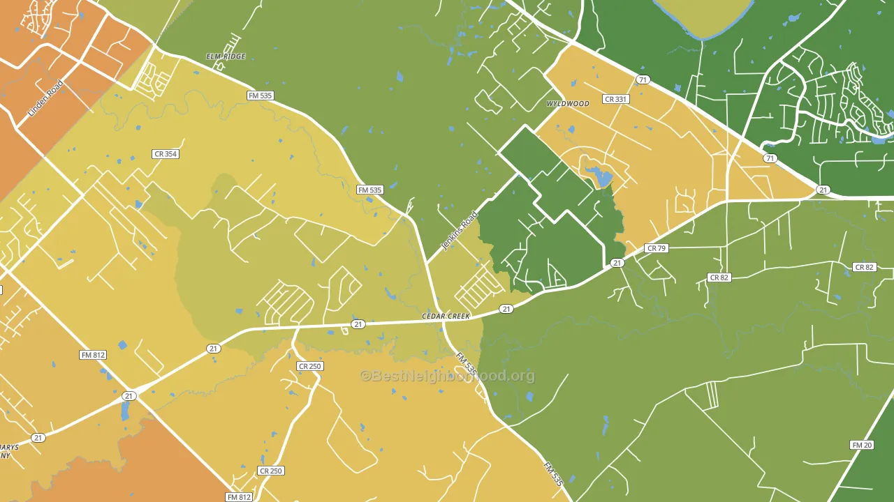 78612, TX block-group voter-turnout map