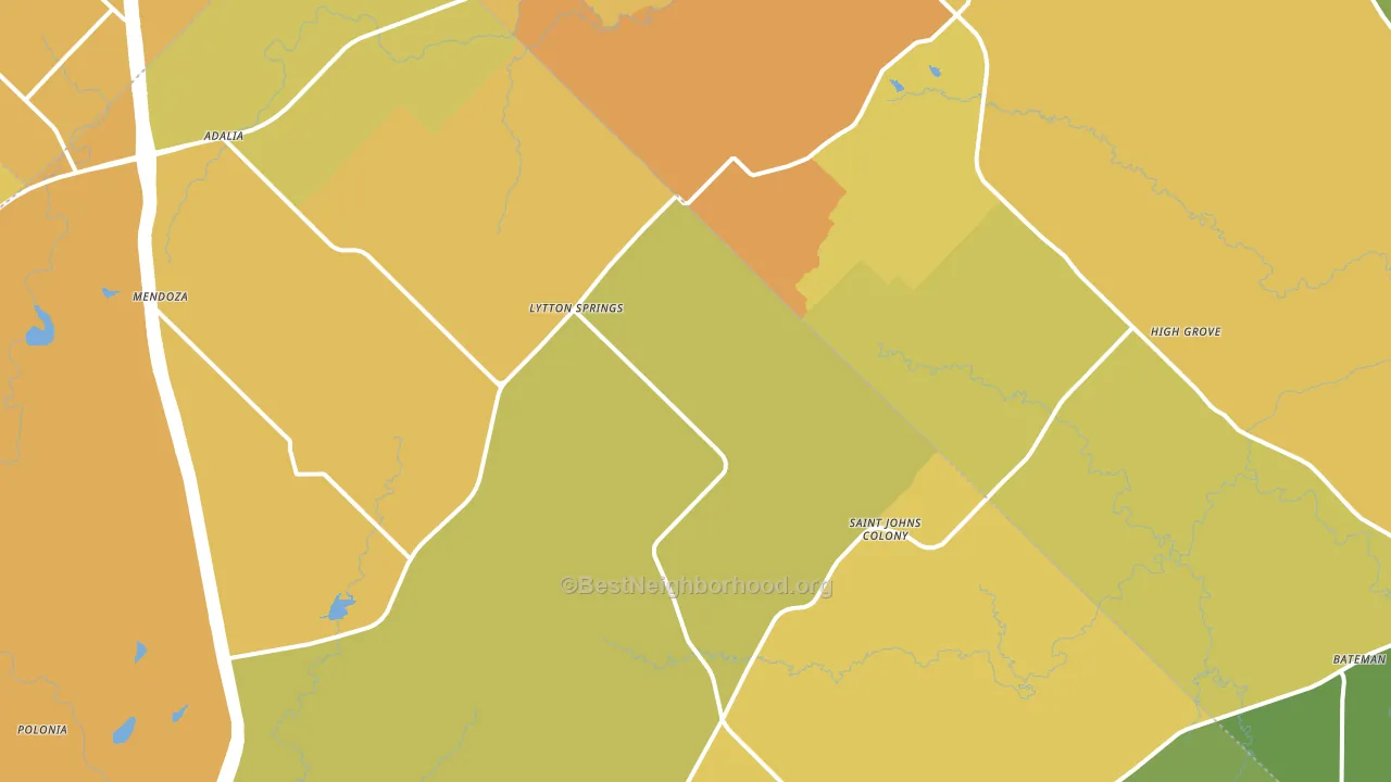 78616, TX block-group voter-turnout map