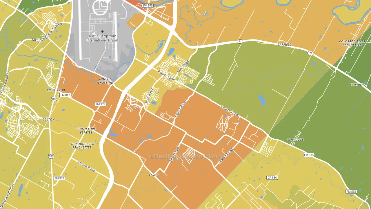 78617, TX block-group voter-turnout map