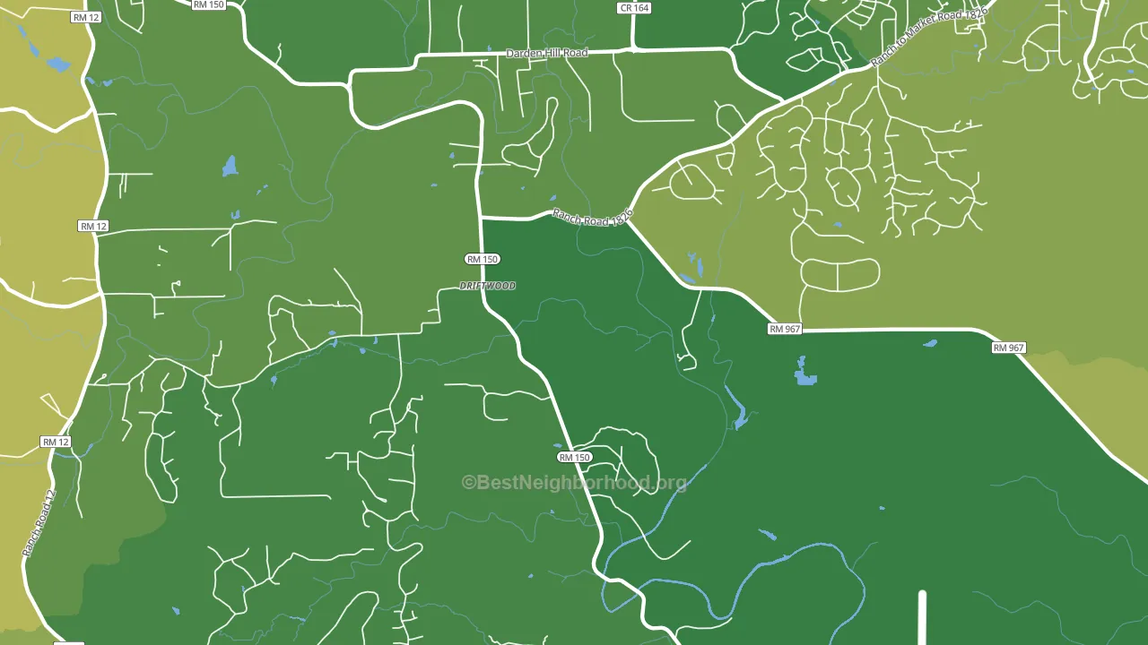 78619, TX block-group voter-turnout map