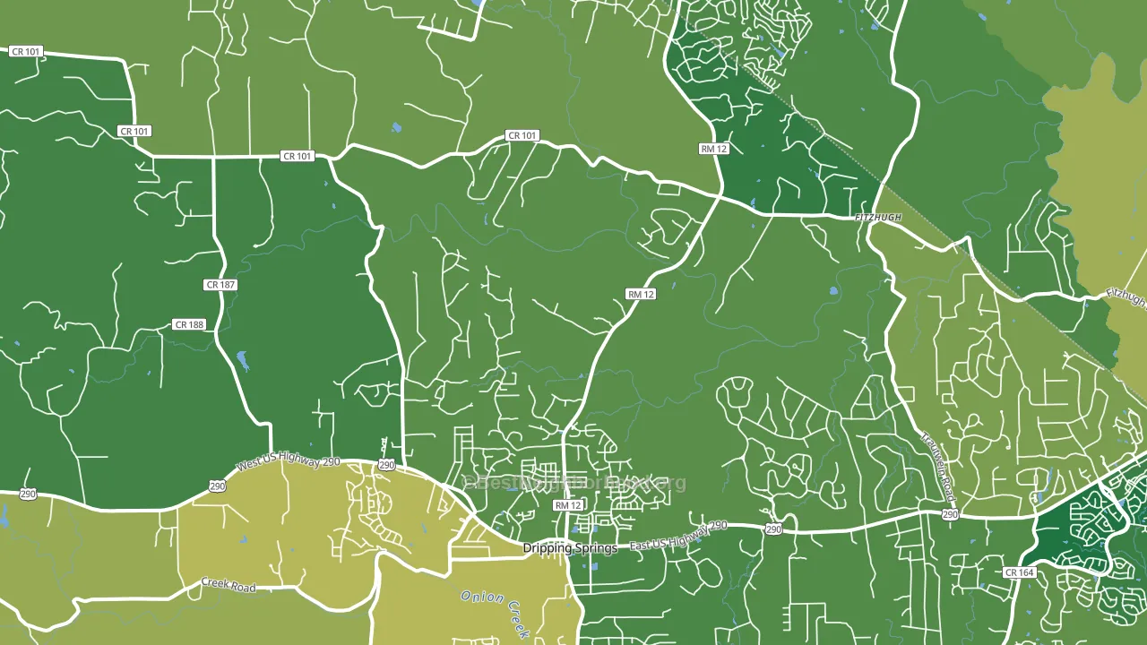78620, TX block-group voter-turnout map