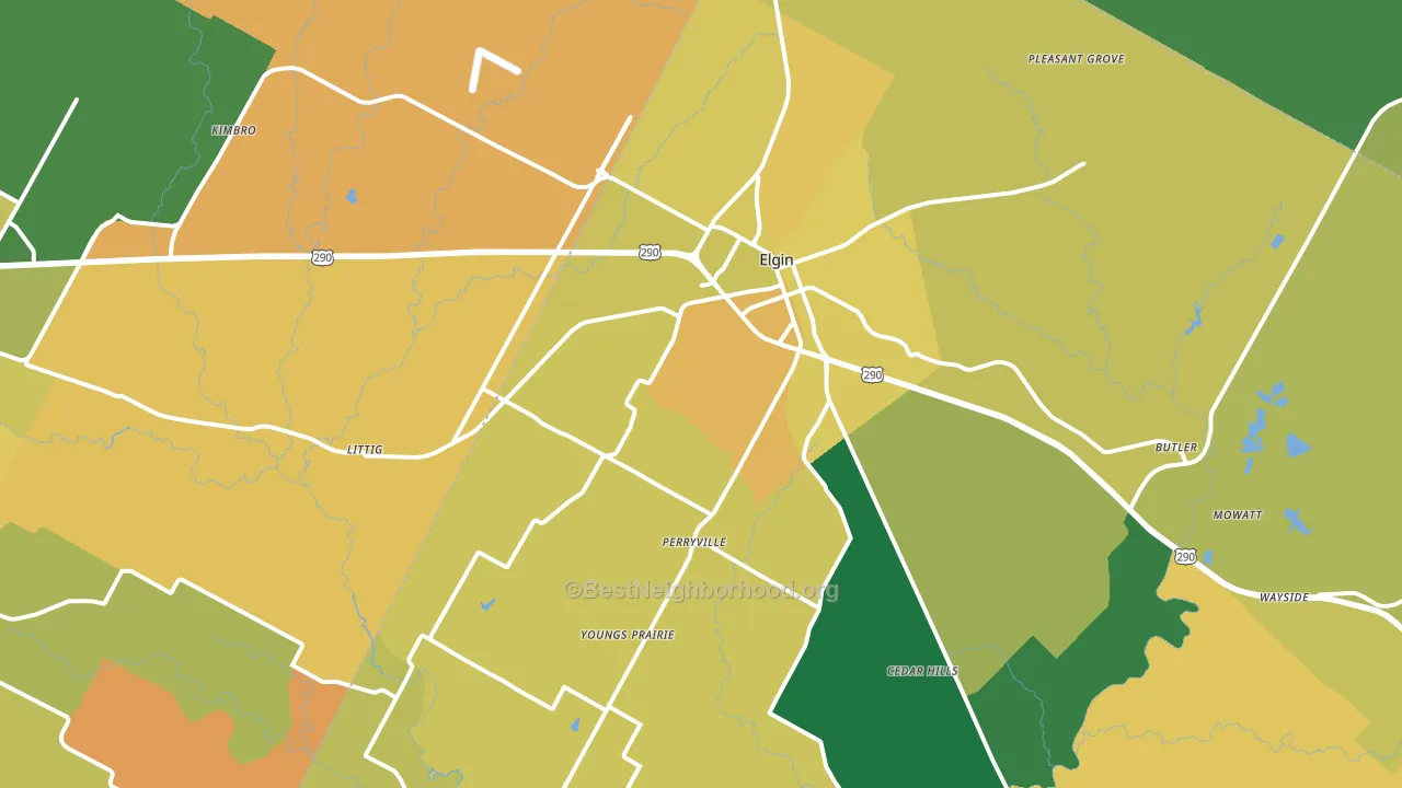 78621, TX block-group voter-turnout map