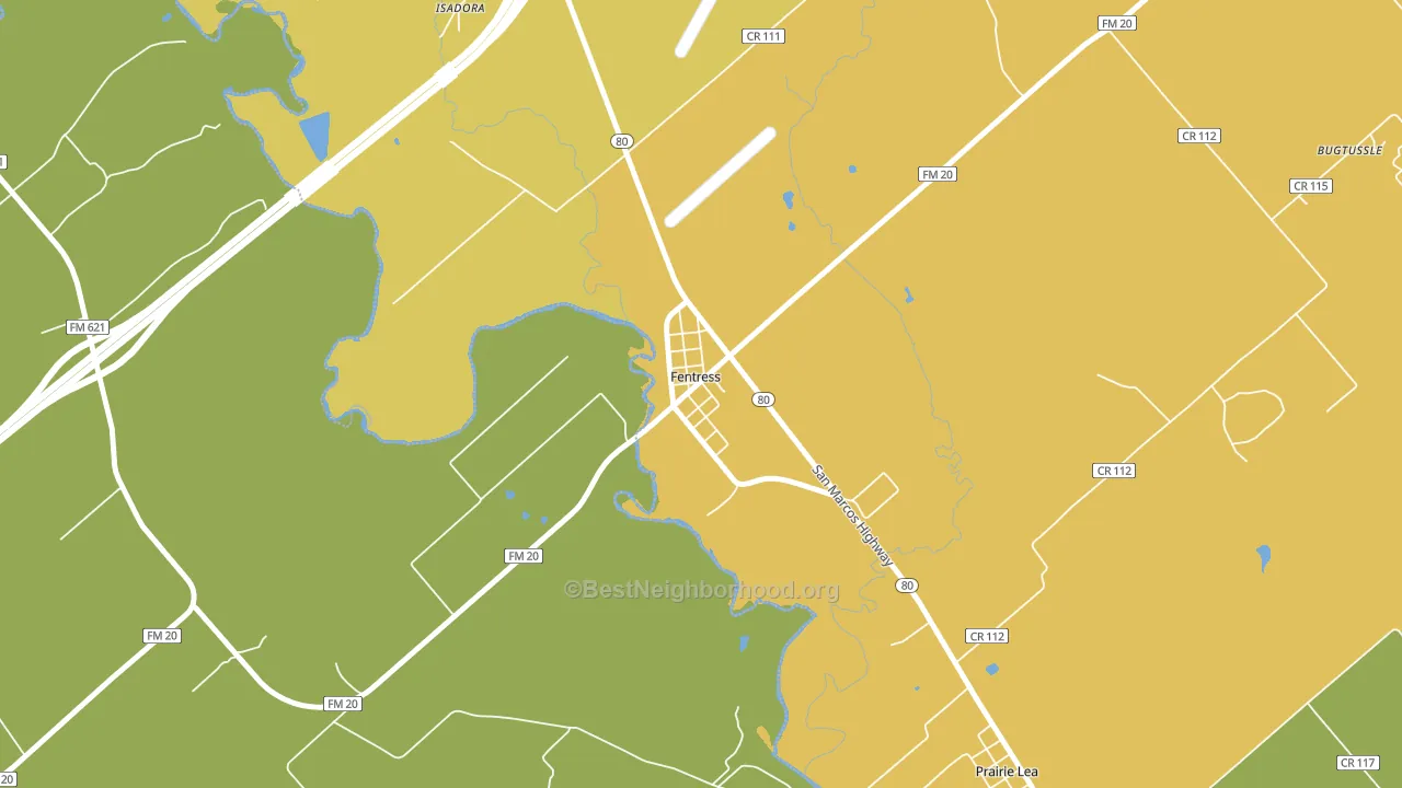78622, TX block-group voter-turnout map