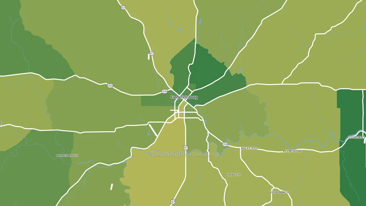 78624, TX block-group voter-turnout map