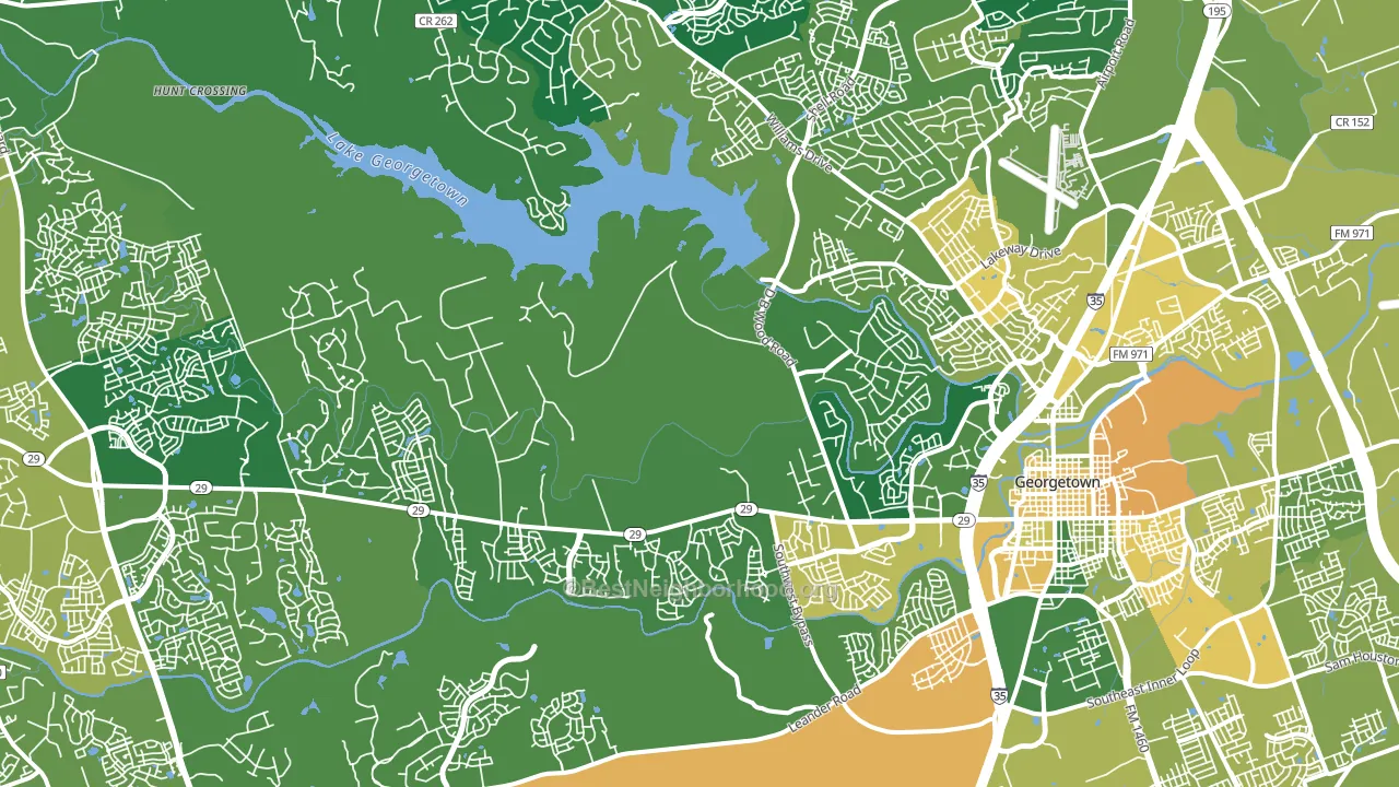 78628, TX block-group voter-turnout map