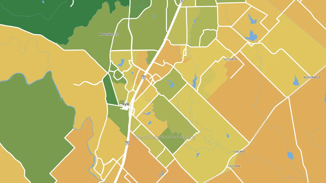 78640, TX block-group voter-turnout map
