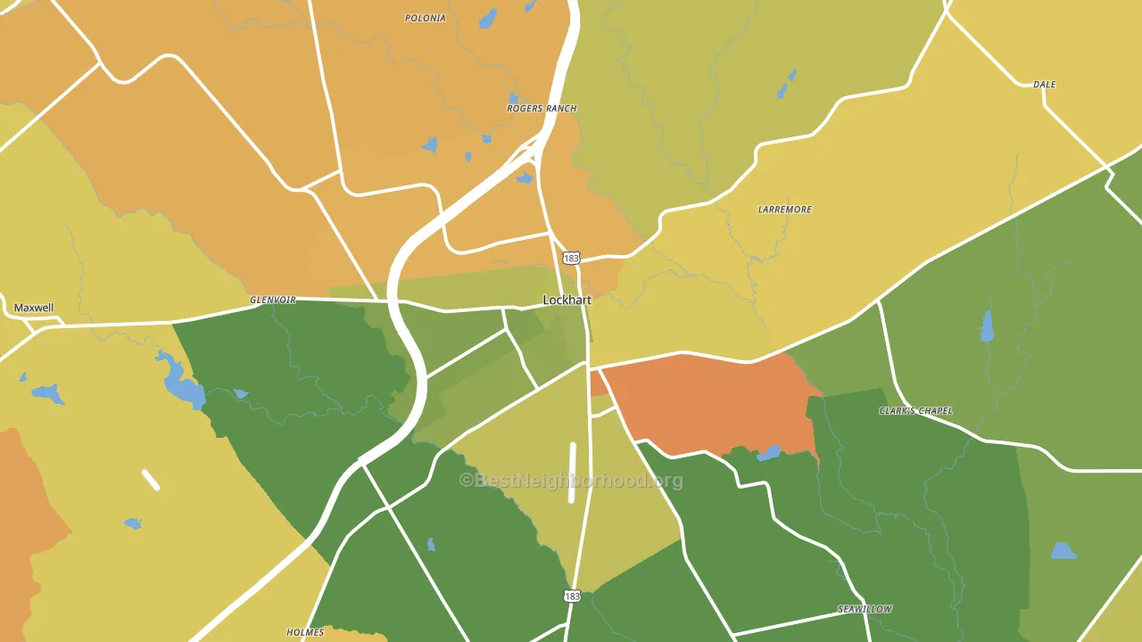 78644, TX block-group voter-turnout map