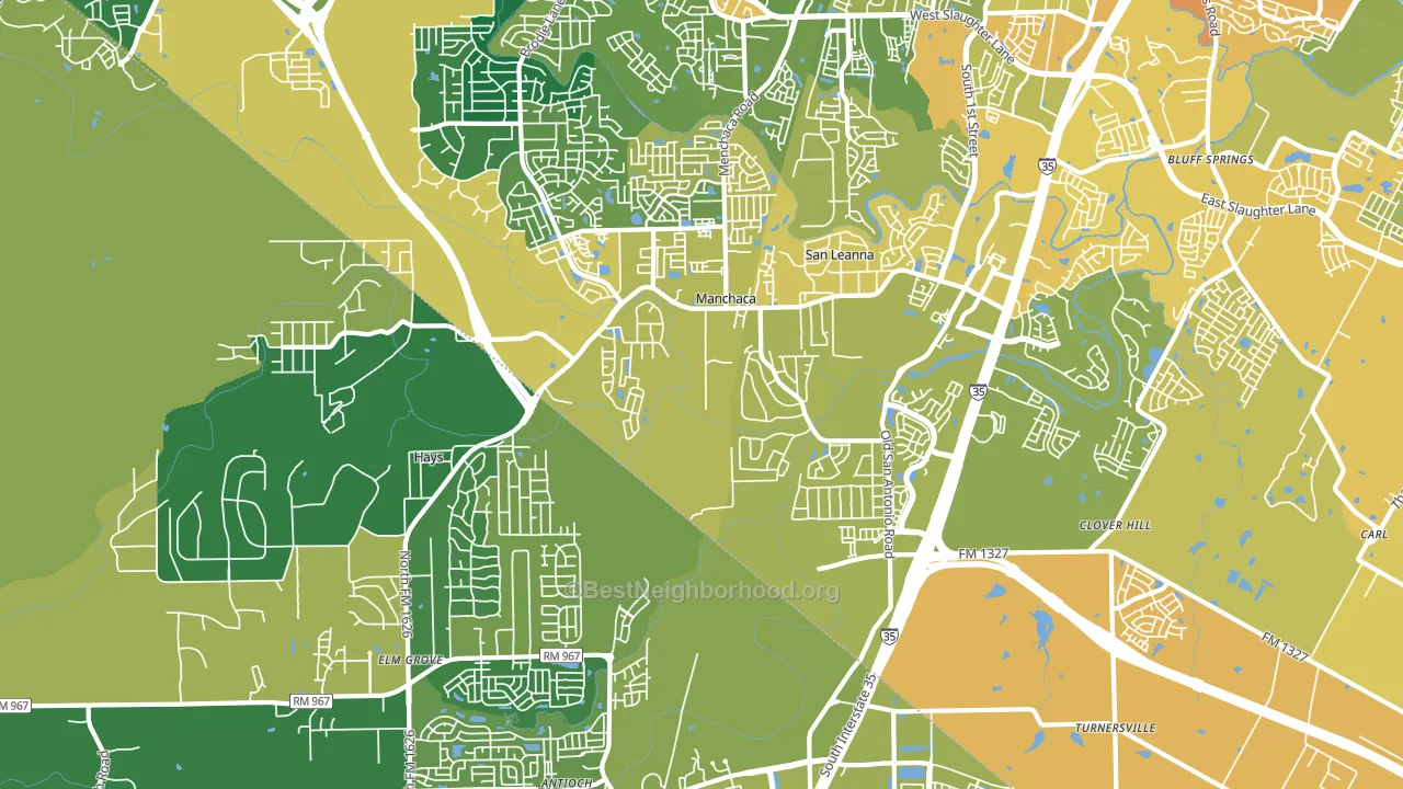 78652, TX block-group voter-turnout map