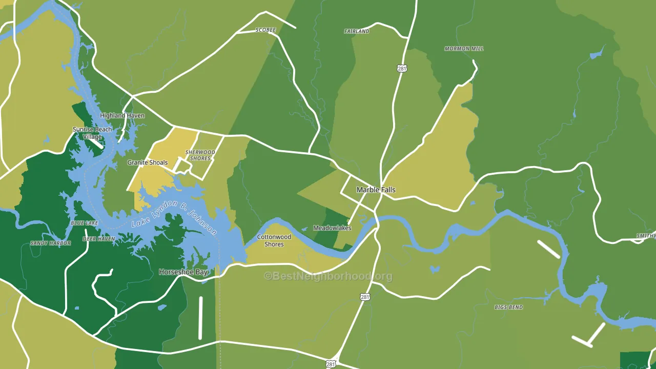 78654, TX block-group voter-turnout map
