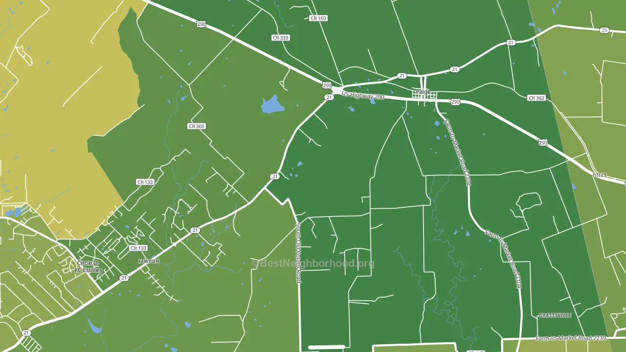 78659, TX block-group voter-turnout map